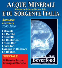 Copertina Annuario 2005 - 2006 ACQUE MINERALI E DI SORGENTE