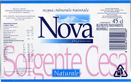 NOVA Sorgente Cesa (analisi 1999) VE Nat 0,45 L   [170308]