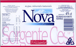 NOVA Sorgente Cesa (analisi 2006) VE Friz 0,45 L   [170308]