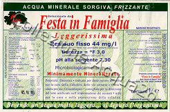 Alba (analisi 1997) "Festa in Famiglia" vetro Friz 1,0 L