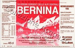 Bernina (analisi 1994) pet Nat 0,46 L