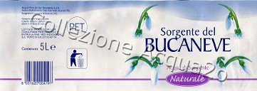 Sorgente del Bucaneve (acqua di sorgente analisi 1999) (2) Nat 5,0 L