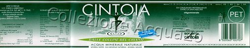 Cintoia (analisi 2001) Pet Nat 2,0 L + 1,5 L