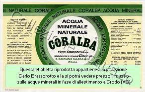 Coralba (analisi 1977) vetro Friz 0,92 L