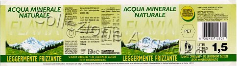 Flavia (analisi 1999) -confezione speciale per distribuzione organizzata- PET Leg Friz 1,0 L