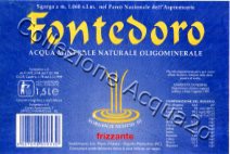 Fontedoro (analisi 1999) -Sorgente Nunzio III- pet Friz 1,5 L