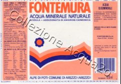 Etichette acqua Fontemura water labels