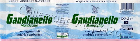 Gaudianello Monticchio (analisi 1998) pet Friz 1,5 L