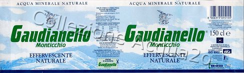 Gaudianello Monticchio (analisi 1998) pet Nat 1,5 L + 0,5 L