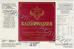 Kaiserwasser (analisi 1993) vetro Nat 0,5 L