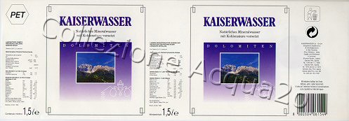 Kaiserwasser (analisi 1993) PET Nat 1,5 L