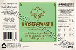 Kaiserwasser (analisi 1998) vetro Leg Friz 1,0 L