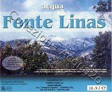 Fonte Linas (analisi -) -acqua destinata al consumo umano- PC Nat 18,9 L