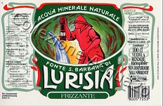 Fonte S. Barbara di Lurisia (analisi 1996) -Sorgente S.Barbara- vetro Friz 1,0 L + 0.92 L (VAR) + 0,92 L (VAP) + 0,45 L + 0,25 L