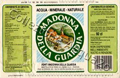 Madonna della Guardia (analisi 1988) vetro Friz 0,92 L