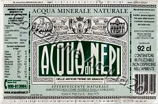 Acqua di Nepi (analisi 2000) vetro Nat 0,92 L