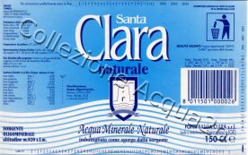 Santa Clara (analisi 1999)  pet Nat 1,5 L + 1,0 L