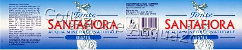 Fonte Santafiora (analisi 1999) pet Friz 1,5 L + 0.5 L