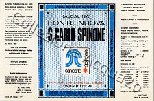 S. Carlo Spinone Fonte Nuova (analisi 1971) VE Nat 0,46 L