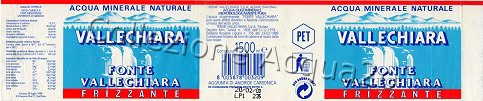 Vallechiara Fonte Vallechiara (analisi 1998) PET Friz 1,5 L + 0,5 L   [130909]