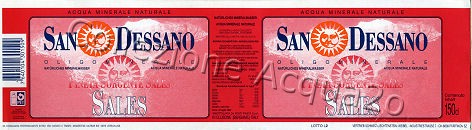 SAN DESSANO (analisi 2003] PET Nat 1,5 L + 0,5 L  [100208]